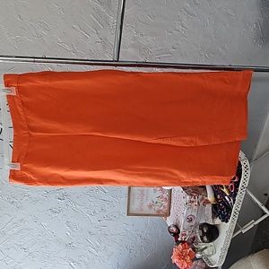 Boston Proper linen blend wide leg pant. Size S.